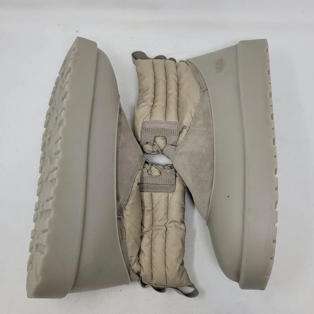 UGG Boots Mens Size 12 Beige Thinsulate Insulated Water Resistant Snow